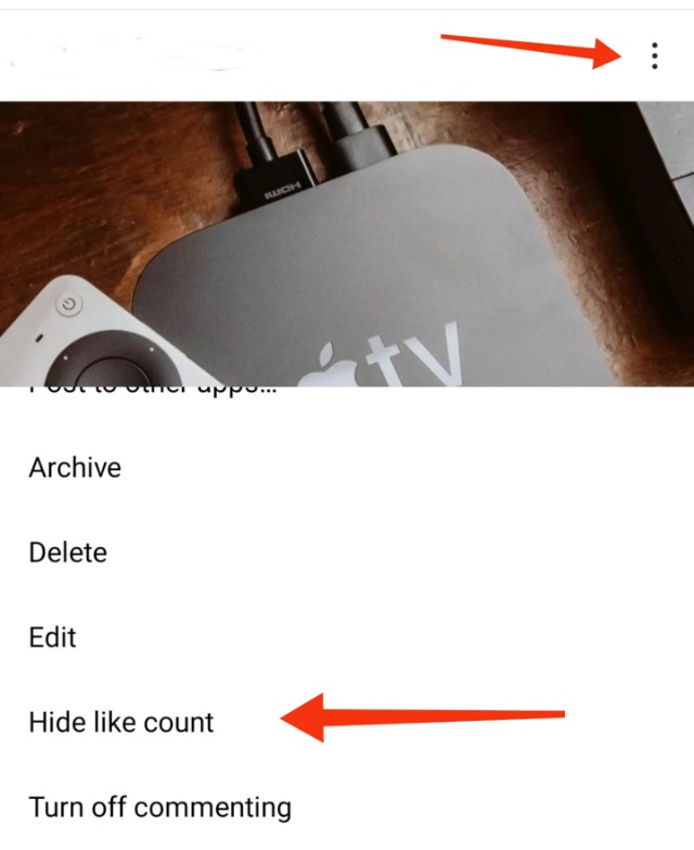 How to Hide Likes on Instagram android Iphone