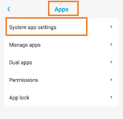 fix call ended - system app settings
